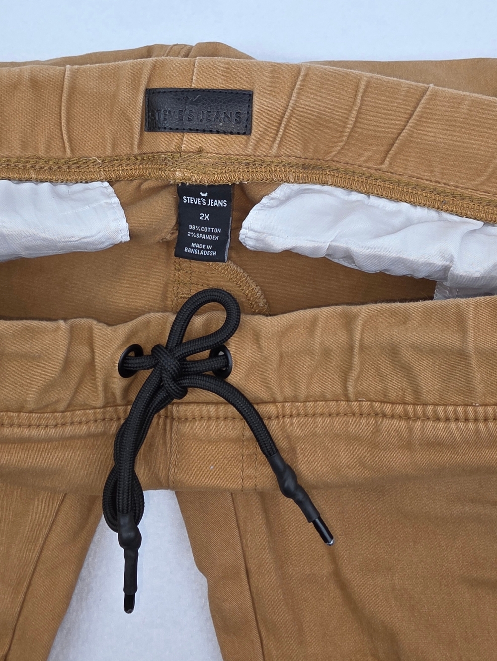 Steve's Jeans Men's Cargo Jogger Pants Brown Size 2X AC-3421 - Picture 6 of 9